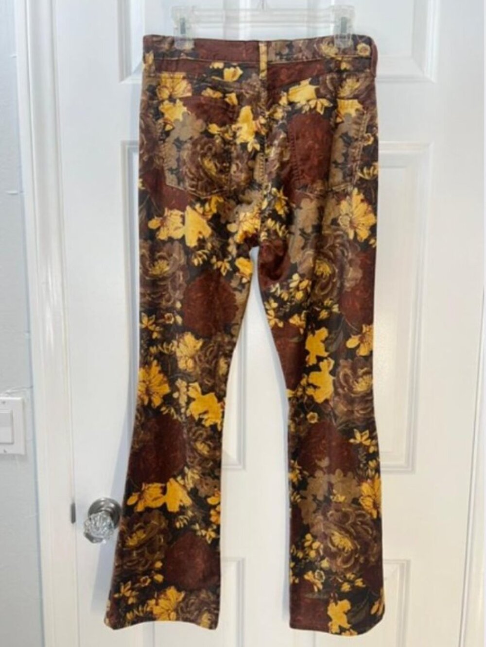 Agolde Nico Ultra High-Rise Velvet in Super Bloom Bootcut Jeans – Size 28 - NWOT - Picture 5 of 11